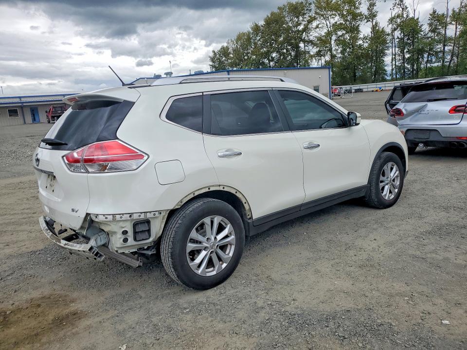 2015 Nissan Rogue VIN KNMAT2MT9FP559414 COPART salvage auction — REAR END, Wa - Bill Of Sale, sold $1,050 on 2026-07-27 (photo 3)