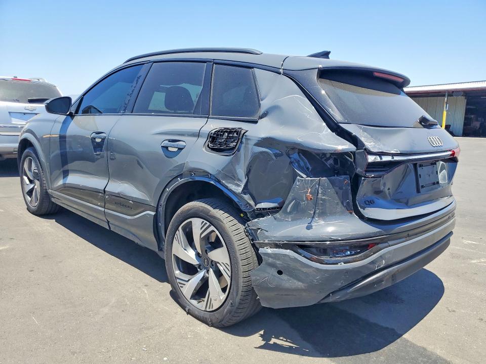 2025 Audi Q6 VIN WA124BGF8SA062840 COPART salvage auction — REAR END, Salvage Title, sold $25,500 on 2026-08-19 (photo 2)