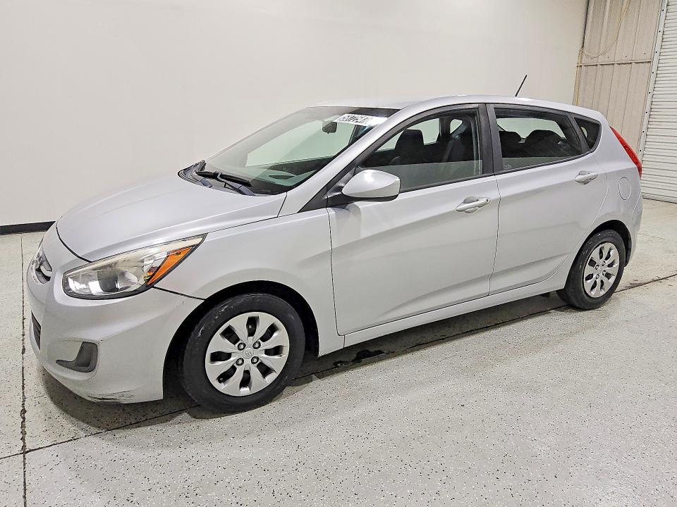 2017 Hyundai Accent VIN KMHCT5AE6HU312562 COPART salvage auction — MECHANICAL, Fl - Certificate Of Title, sold $525 on 2026-07-23 (photo 1)