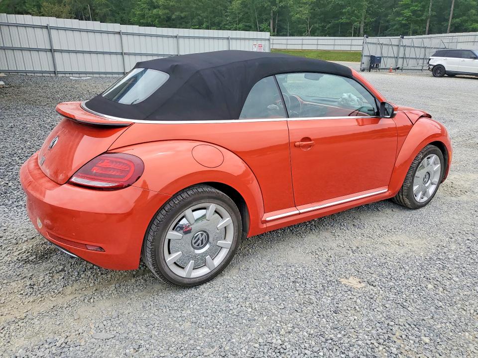 2017 Volkswagen Beetle VIN 3VW517AT2HM823149 COPART salvage auction — FRONT END, Nc - Salvage Certificate Of Title, sold $775 on 2026-07-23 (photo 3)