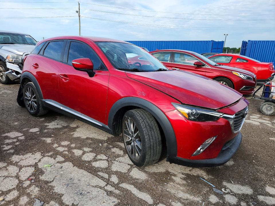 2017 Mazda Cx-3 VIN JM1DKFD74H0175742 COPART salvage auction — FRONT END, IN - CERT OF TITLE-SALVAGE TITLE, sold $3,000 on 2026-07-28 (photo 4)