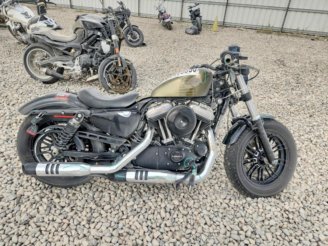 2016 Harley-Davidson XL1200 VIN 1HD1LC317GC415700 COPART salvage auction — Side, UT - SALVAGE CERTIFICATE, sold $2,900 on 2026-07-09 (photo 1)