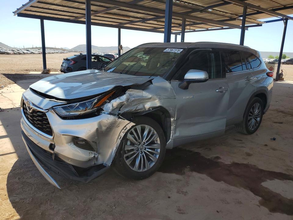 2021 Toyota Highlander VIN 5TDFARAH7MS011046 — COPART salvage auction photo