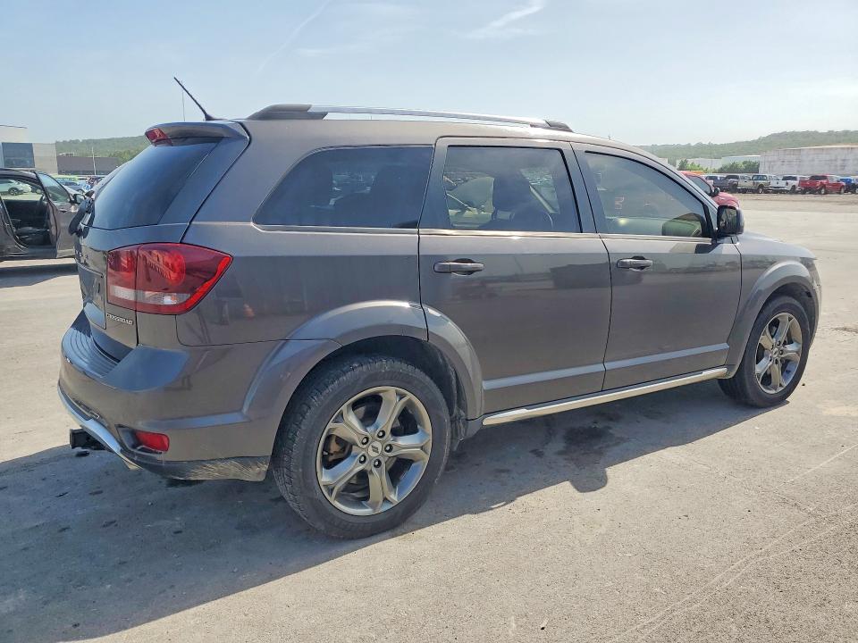 2018 Dodge Journey VIN 3C4PDDGG9JT197204 COPART salvage auction — HAIL, Ok - Cert Of Title-Salvage, sold $2,550 on 2026-07-31 (photo 3)
