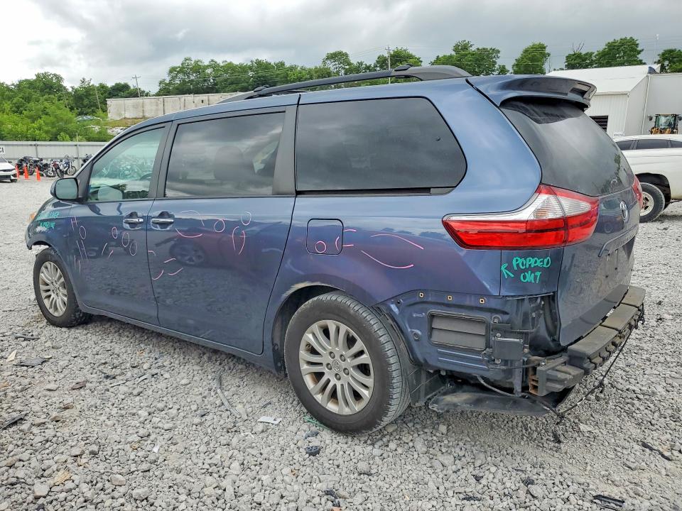 2015 Toyota VIN 5TDYK3DCXFS671748 COPART salvage auction — FRONT END, Oh - Cert Of Title-Salvage, sold $2,200 on 2026-07-03 (photo 2)