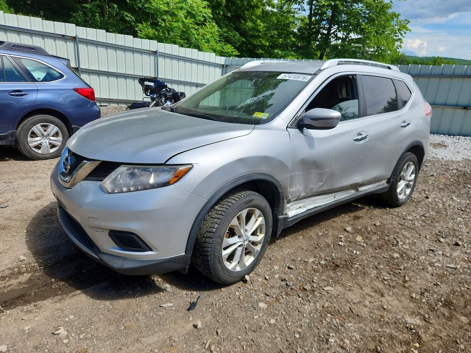 2016 Nissan Rogue VIN KNMAT2MV8GP600134 COPART salvage auction — SIDE, Vt - Cert Of Title-Salvage Vehicle, sold $900 on 2026-07-27 (photo 1)