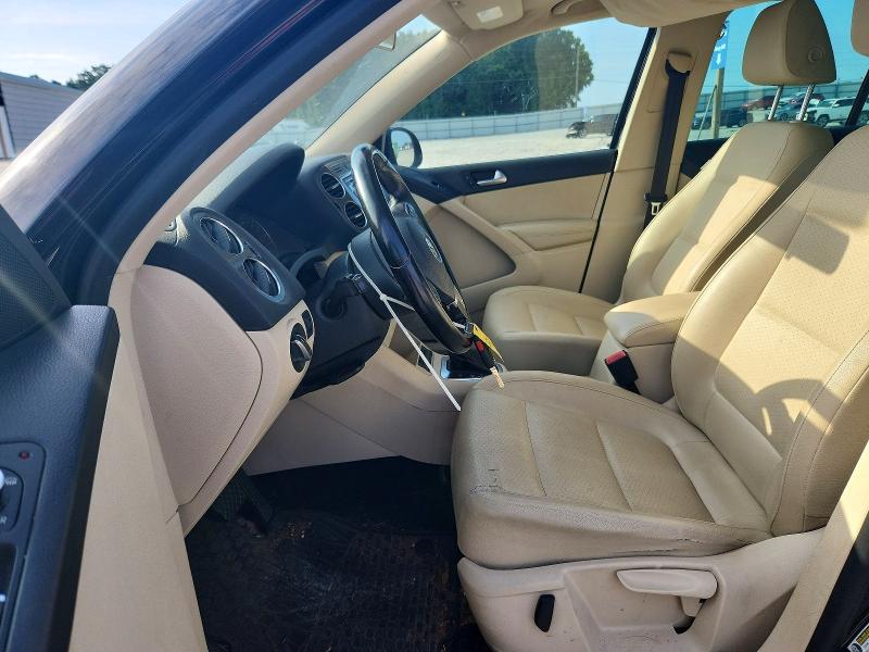 2012 Volkswagen Tiguan VIN WVGAV7AX3CW611230 COPART salvage auction — FRONT END, Ga - Cert Of Title-Salvage, sold $1,000 on 2026-07-08 (photo 7)
