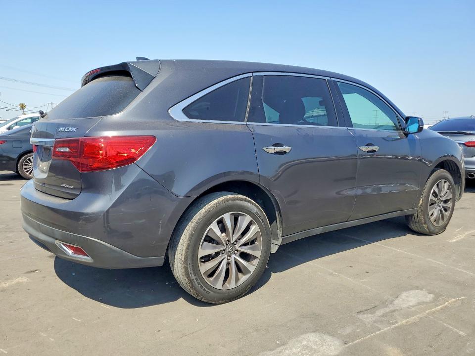 2016 Acura VIN 5FRYD4H47GB026160 COPART salvage auction — FRONT END, Ca - Salvage Certificate, sold $1,700 on 2026-07-27 (photo 3)