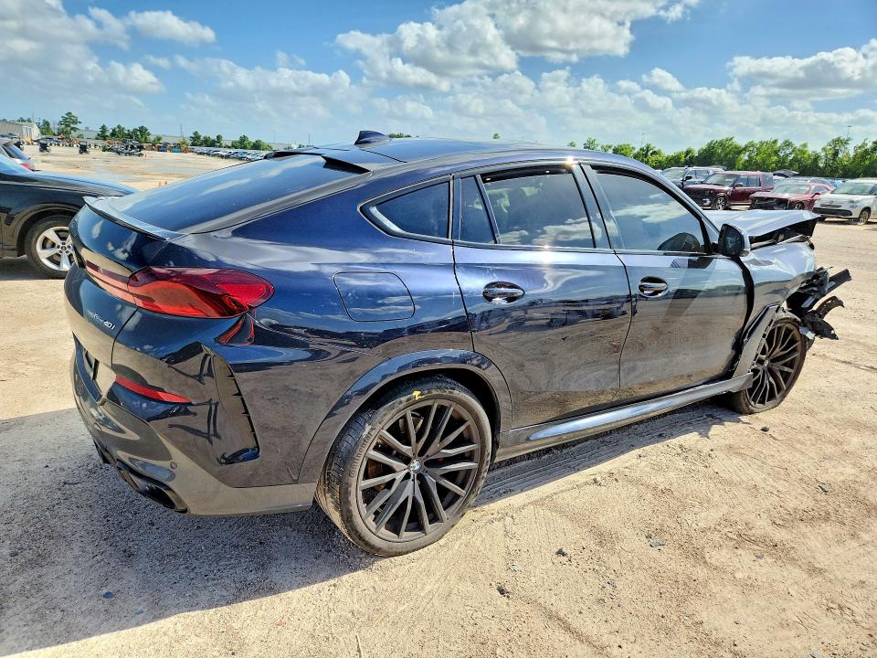 2022 BMW X6 VIN 5UXCY6C01N9L58858 COPART salvage auction — FRONT END, TX - SALVAGE VEHICLE TITLE, sold $400 on 2026-07-21 (photo 3)
