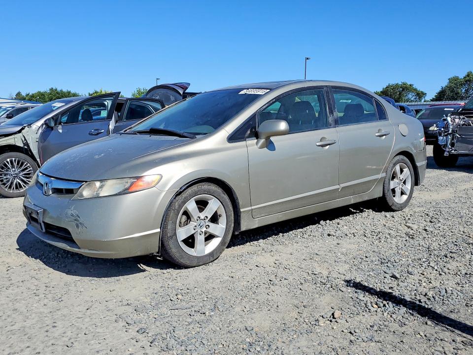 2007 Honda Civic VIN JHMFA16837S007449 COPART salvage auction — REAR END, Ca - Salvage Certificate, sold $850 on 2026-07-07 (photo 1)