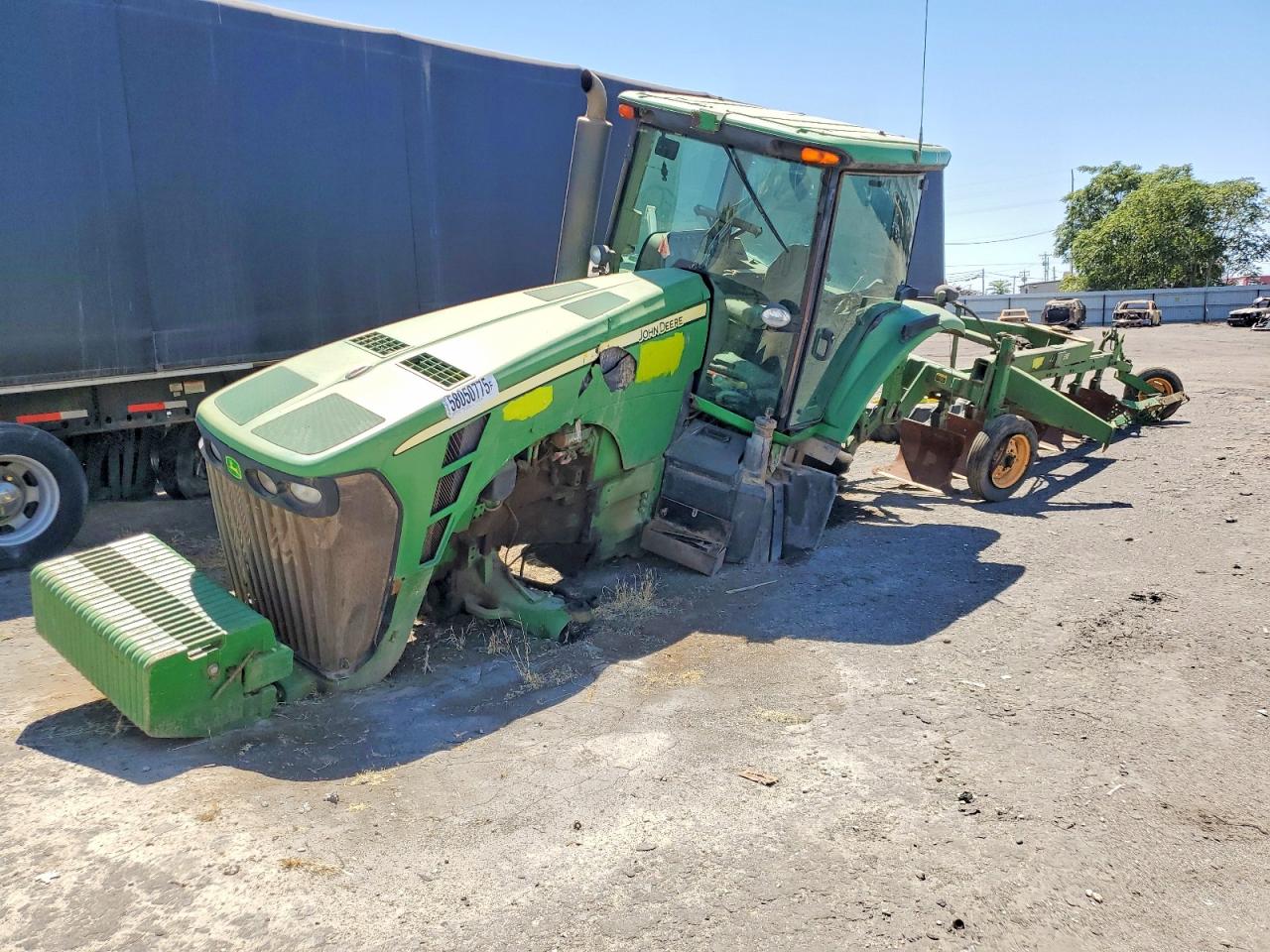 2021 John Deere 8330 VIN 11223344556677889 COPART salvage auction — Side, CA - BILL OF SALE, sold $21,500 on 2026-07-06 (photo 2)