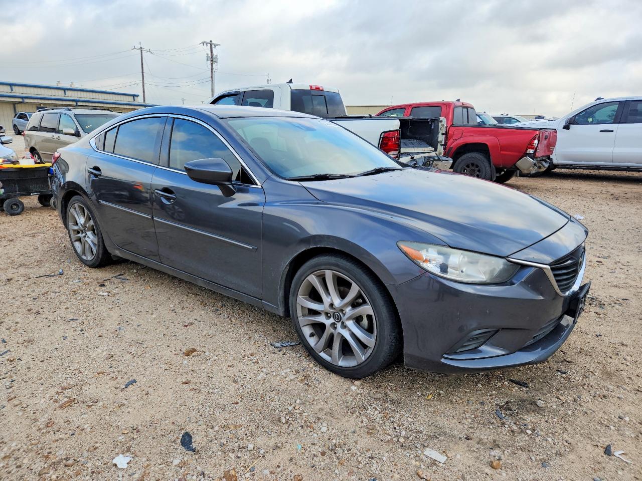 2014 Mazda 6 VIN JM1GJ1T65E1127572 COPART salvage auction — Side, Ct - Clean Title, sold $2,650 on 2026-07-09 (photo 4)