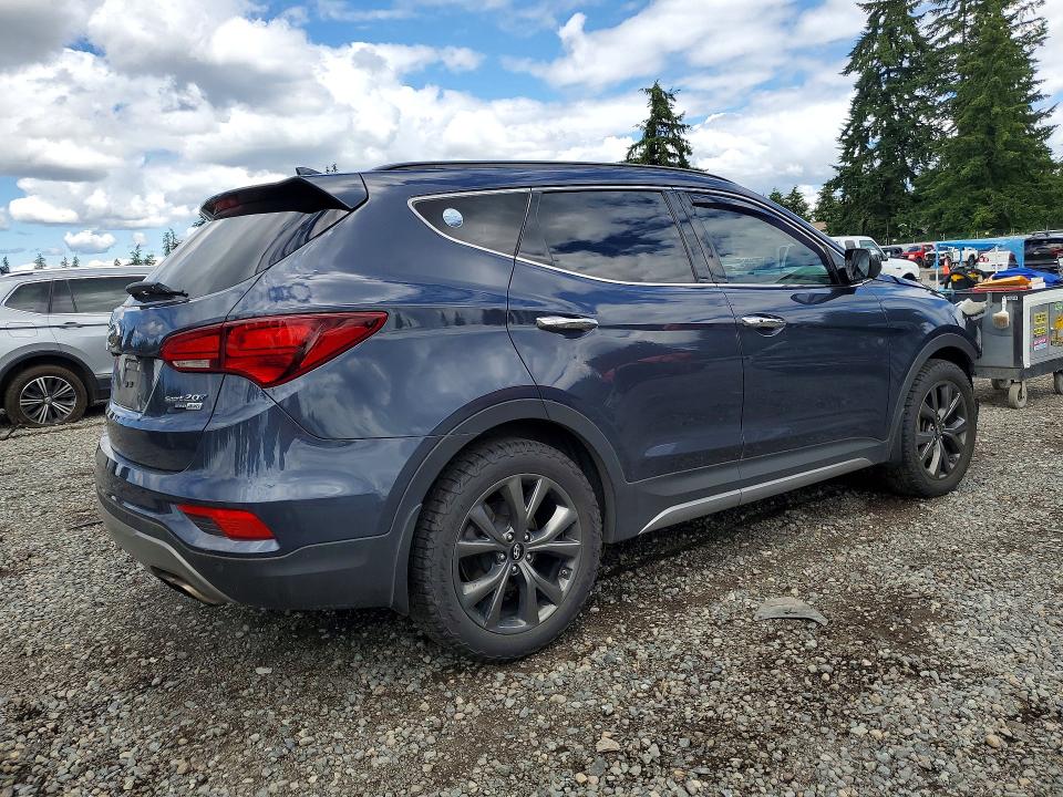 2017 Hyundai Santa fe VIN 5XYZWDLA1HG498801 COPART salvage auction — FRONT END, Wa - Bill Of Sale, sold $3,600 on 2026-07-02 (photo 3)