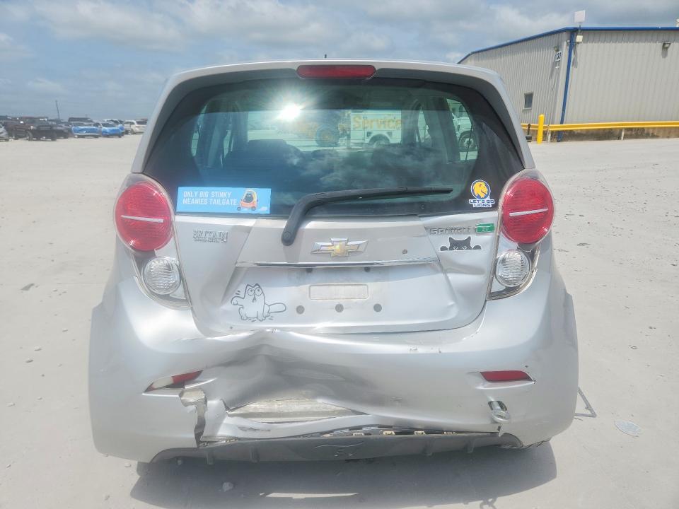2016 Chevrolet Spark VIN KL8CK6S00GC645319 COPART salvage auction — REAR END, Tx - Salvage Vehicle Title, sold $1,300 on 2026-07-10 (photo 6)