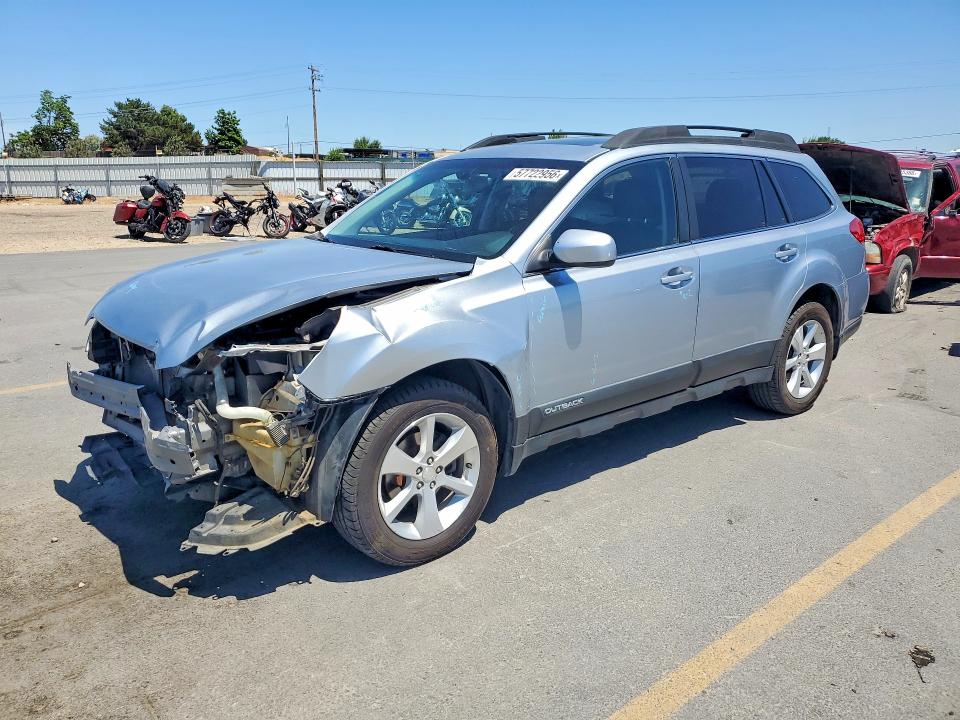 2013 Subaru VIN 4S4BRBPC7D3237837 COPART salvage auction — FRONT END, ID - SALVAGE CERTIFICATE OF TITLE, sold $175 on 2026-07-02 (photo 1)