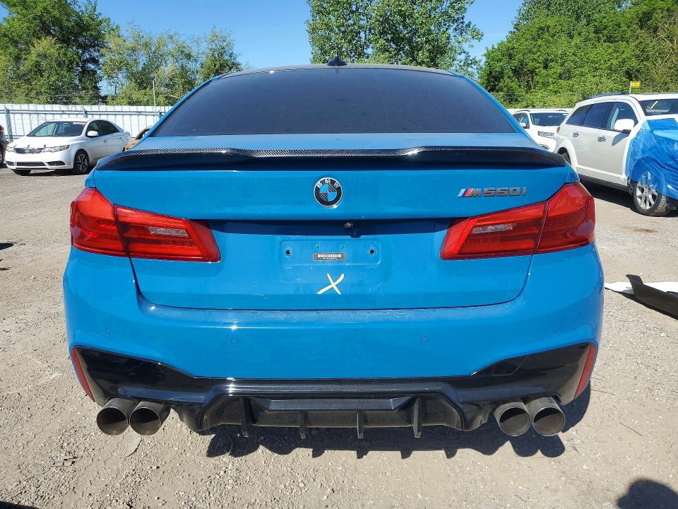 2018 BMW M550i xdrive VIN WBAJB9C5XJB049719 COPART salvage auction — FRONT END, ON - PERMIT NO BRAND - UNFIT, sold $2,750 on 2026-07-21 (photo 6)