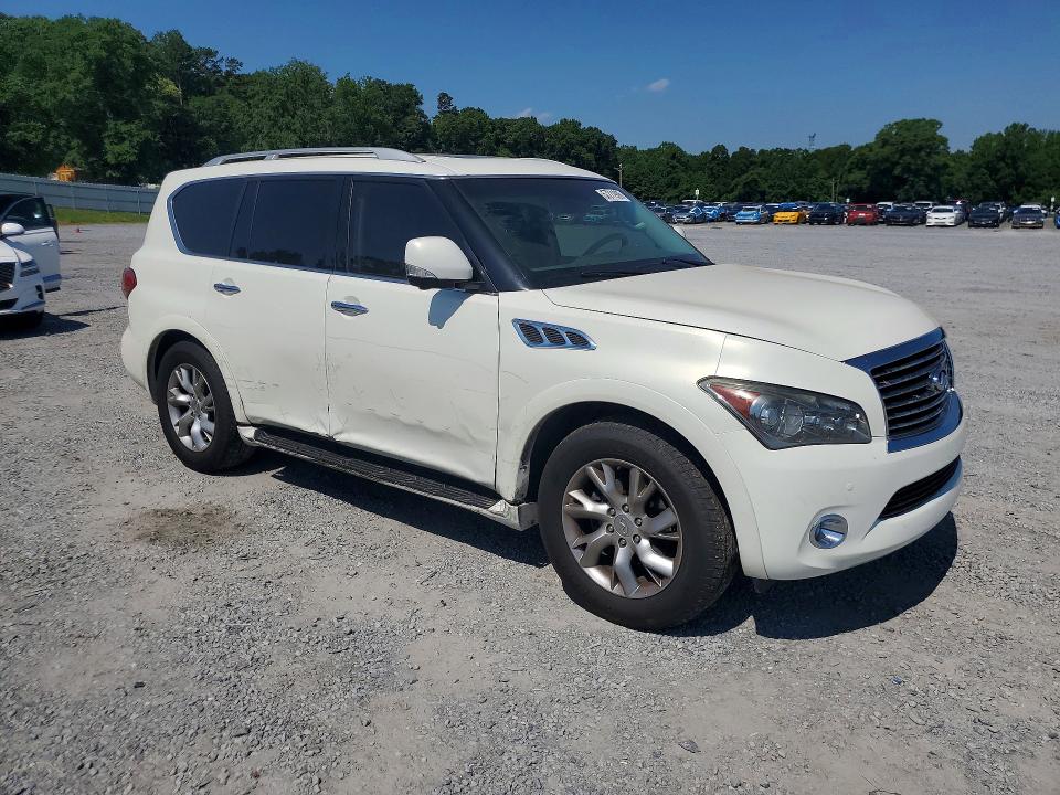 2013 Infiniti VIN JN8AZ2NE1D9040488 COPART salvage auction — SIDE, Nc - Salvage Certificate Of Title, sold $175 on 2026-07-29 (photo 4)