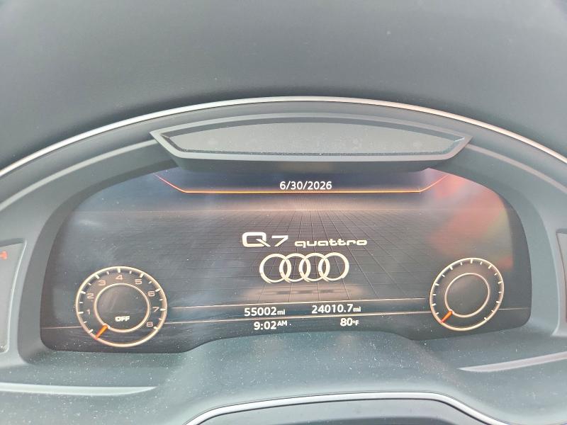 2017 Audi Q7 VIN WA1LAAF73HD033920 COPART salvage auction — SIDE, Ny - Certificate Of Title, sold $7,000 on 2026-07-06 (photo 9)