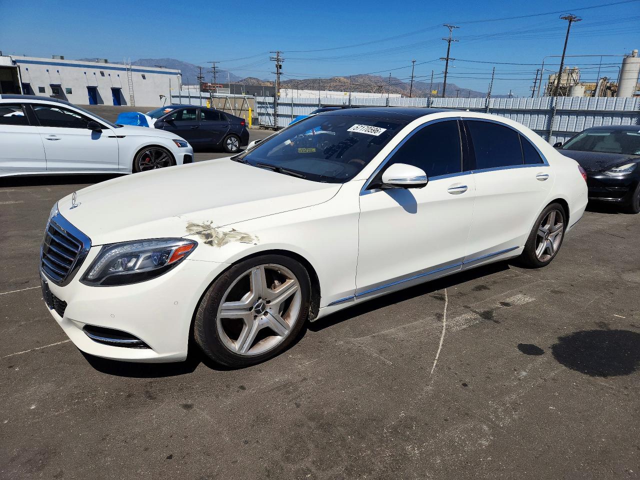 2014 Mercedes-Benz S-Class VIN WDDUG8CB3EA060080 COPART salvage auction — Minor Dent/Scratches, CA - DIS/DLR/EXP ONLY CLEAN TITLE, sold $5,800 on 2026-07-01 (photo 1)