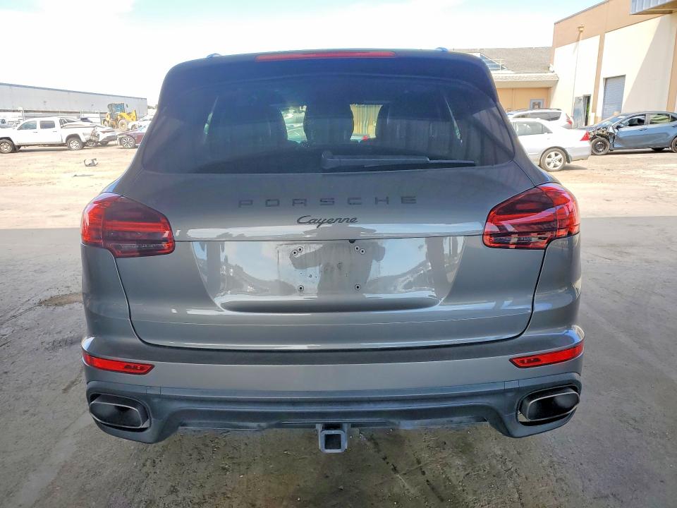 2018 Porsche Cayenne VIN WP1AA2A25JKA04742 COPART salvage auction — FRONT END, Ca - Salvage Certificate, sold $2,750 on 2026-08-18 (photo 6)