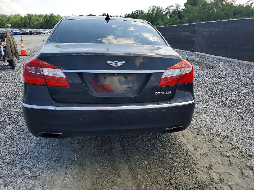 2012 Hyundai Genesis VIN KMHGC4DD2CU184084 COPART salvage auction — UNDERCARRIAGE, Sc - Cert Of Title-Salvage, sold $1,100 on 2026-07-13 (photo 6)