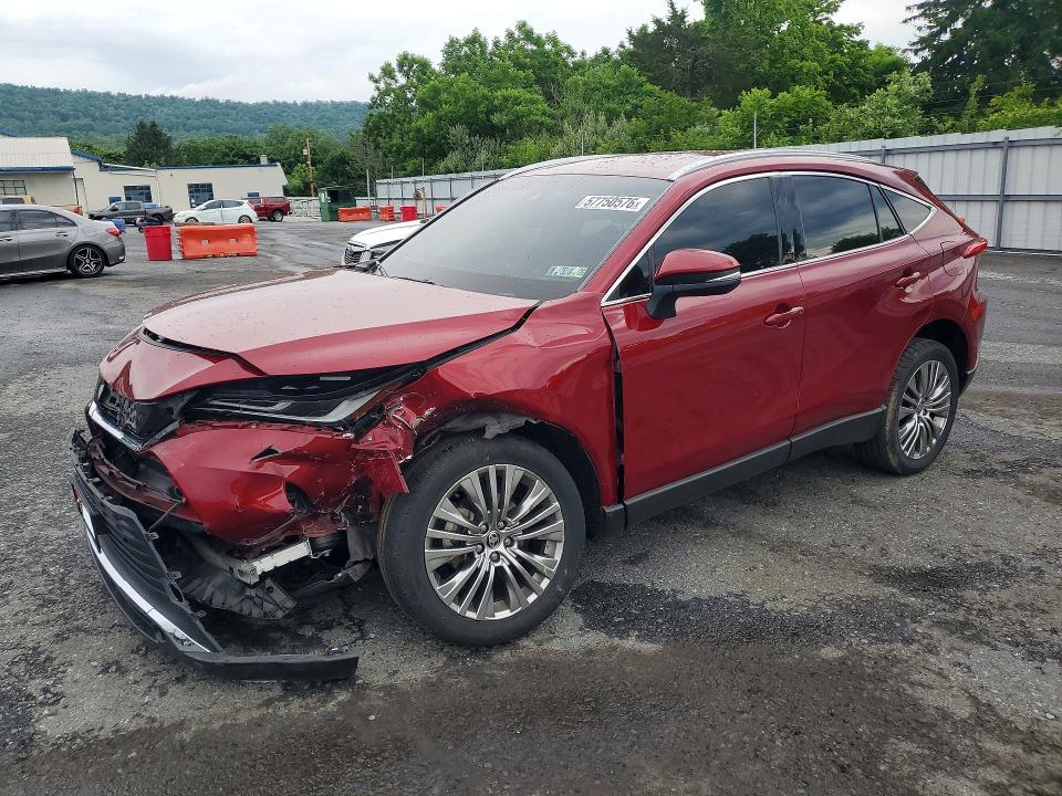 2022 Toyota Venza VIN JTEAAAAH2NJ093225 COPART salvage auction — FRONT END, Pa - Certificate Of Salvage, sold $3,500 on 2026-07-28 (photo 1)