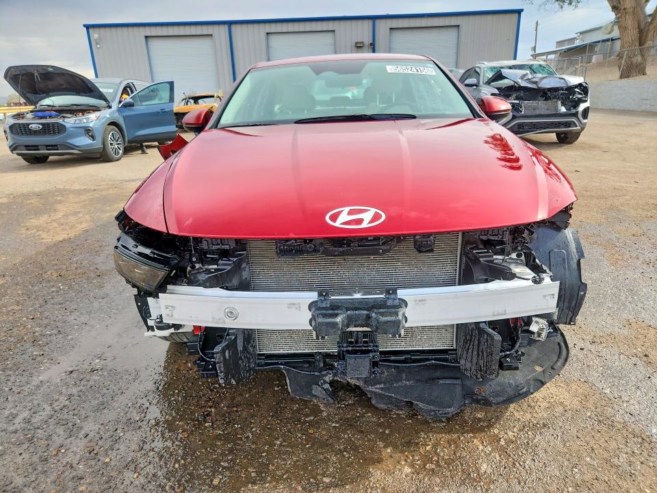 2025 Hyundai Sonata VIN KMHL64JA5SA479924 COPART salvage auction — FRONT END, Az - Cert Of Title - Salvage, sold $6,600 on 2026-07-13 (photo 4)