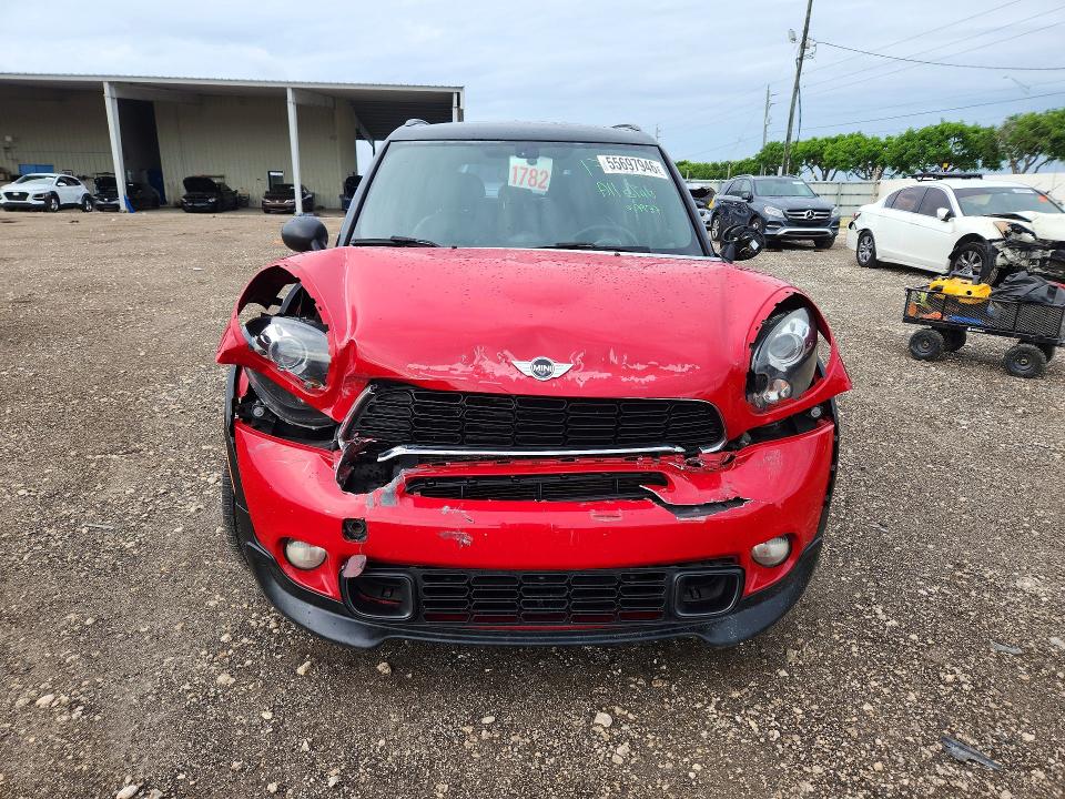 2014 Mini Cooper VIN WMWZC5C50EWP37977 COPART salvage auction — FRONT END, Fl - Cert Of Title Slvg Rebuildable, sold $1,400 on 2026-07-20 (photo 5)