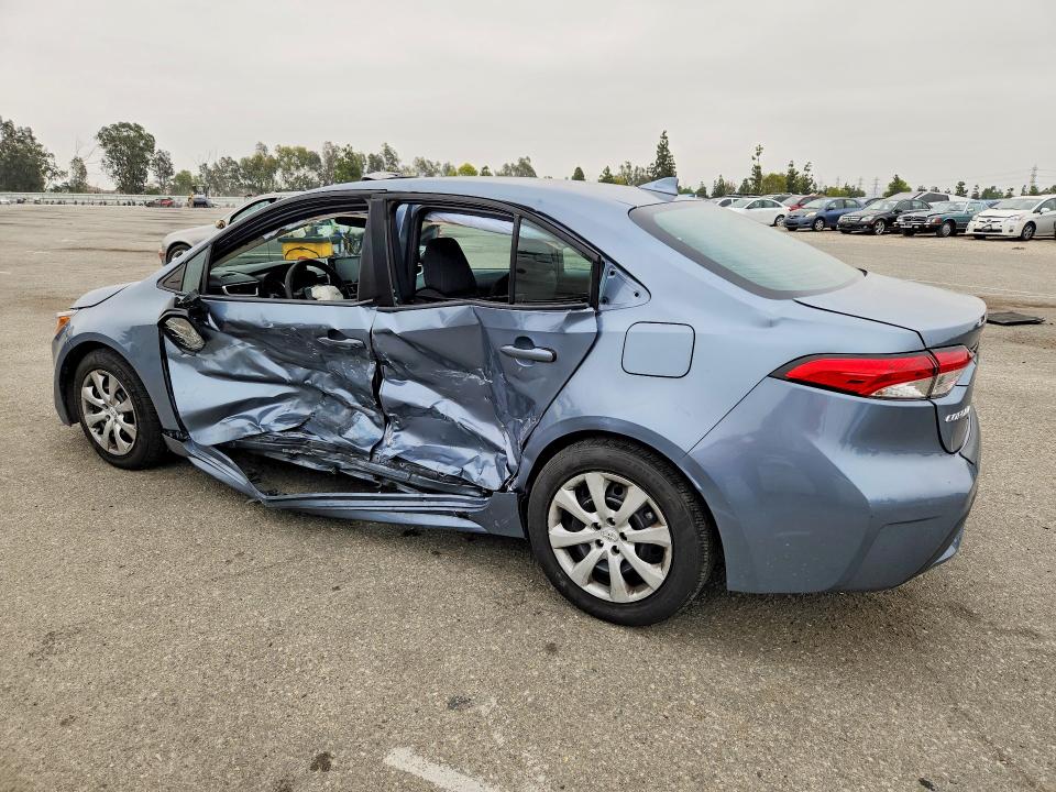 2020 Toyota Corolla VIN 5YFEPRAE9LP049868 COPART salvage auction — SIDE, CA - SALVAGE CERTIFICATE, sold $150 on 2026-07-21 (photo 2)