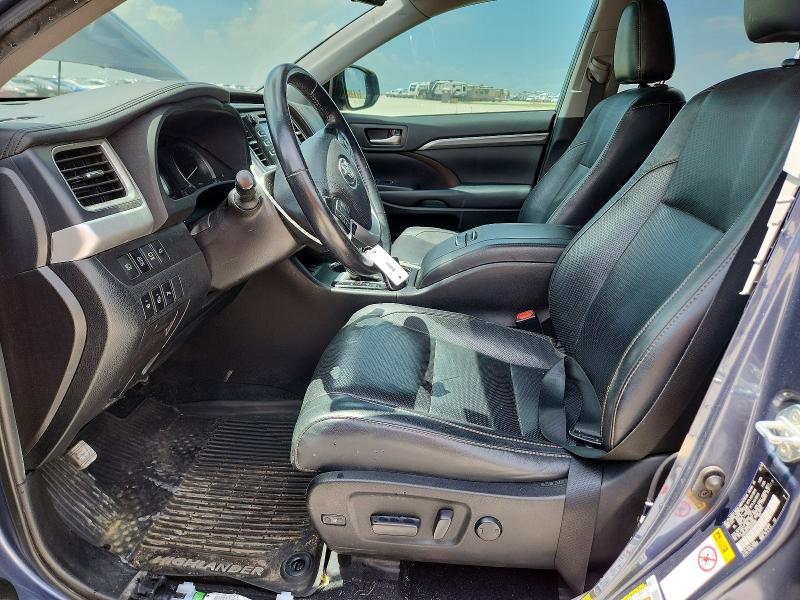 2019 Toyota Highlander VIN 5TDDZRFH1KS979360 COPART salvage auction — SIDE, Tx - Salvage Vehicle Title, sold $4,250 on 2026-07-30 (photo 7)