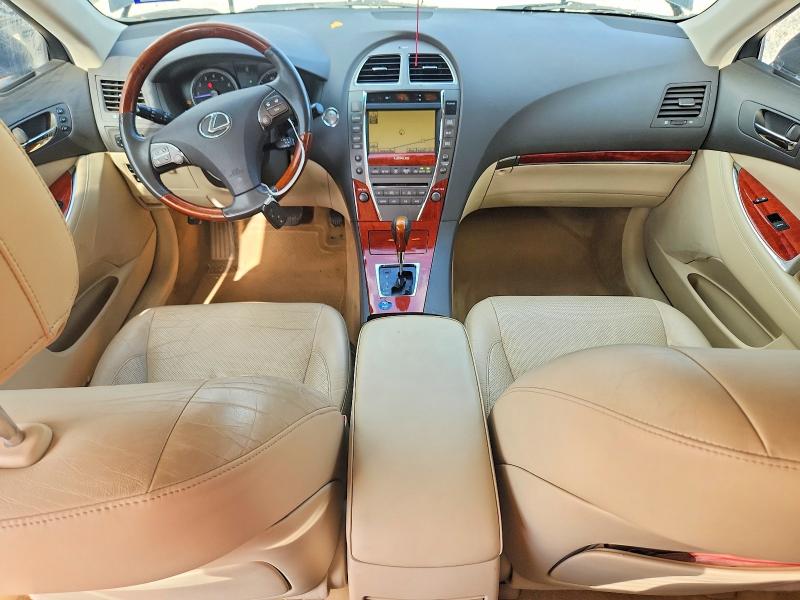 2010 Lexus ES VIN JTHBK1EGXA2365966 COPART salvage auction — FRONT END, Tx - Salvage Vehicle Title, sold $250 on 2026-07-30 (photo 8)