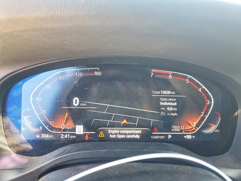 2023 BMW VIN 5UX53DP00P9R90372 COPART salvage auction — ROOF, Ca - Salvage Certificate, sold $7,100 on 2026-07-28 (photo 9)
