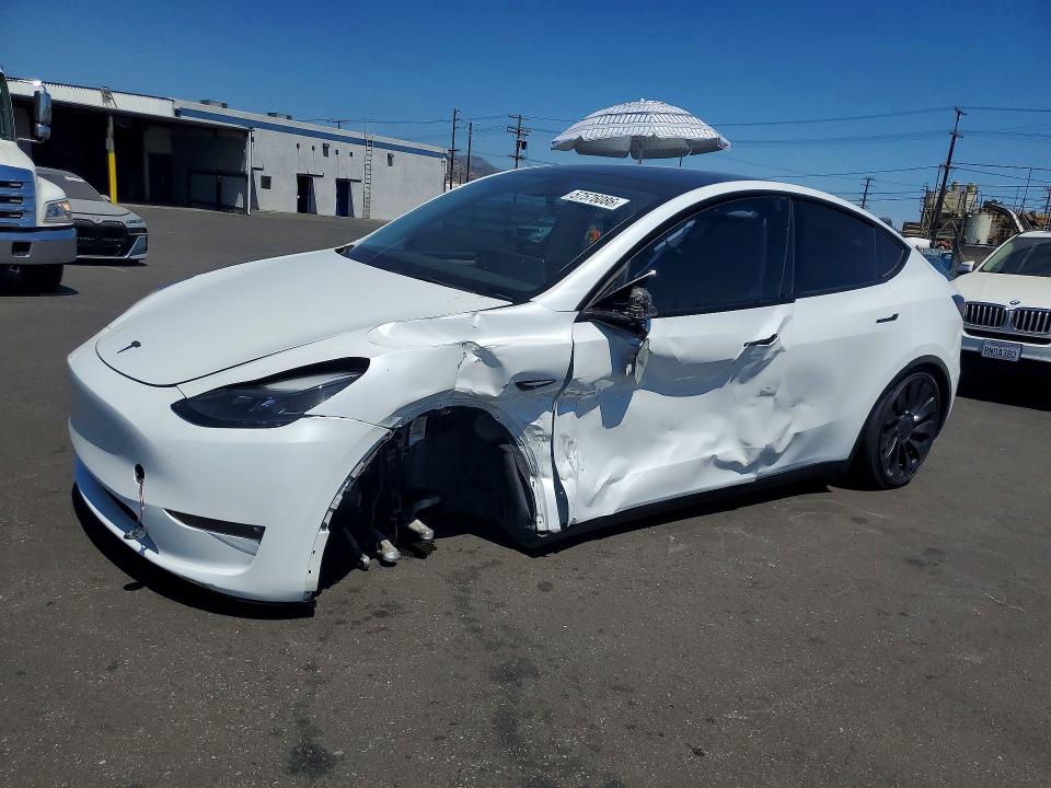 2023 Tesla Model y VIN 7SAYGDEF2PF713869 — COPART salvage auction photo
