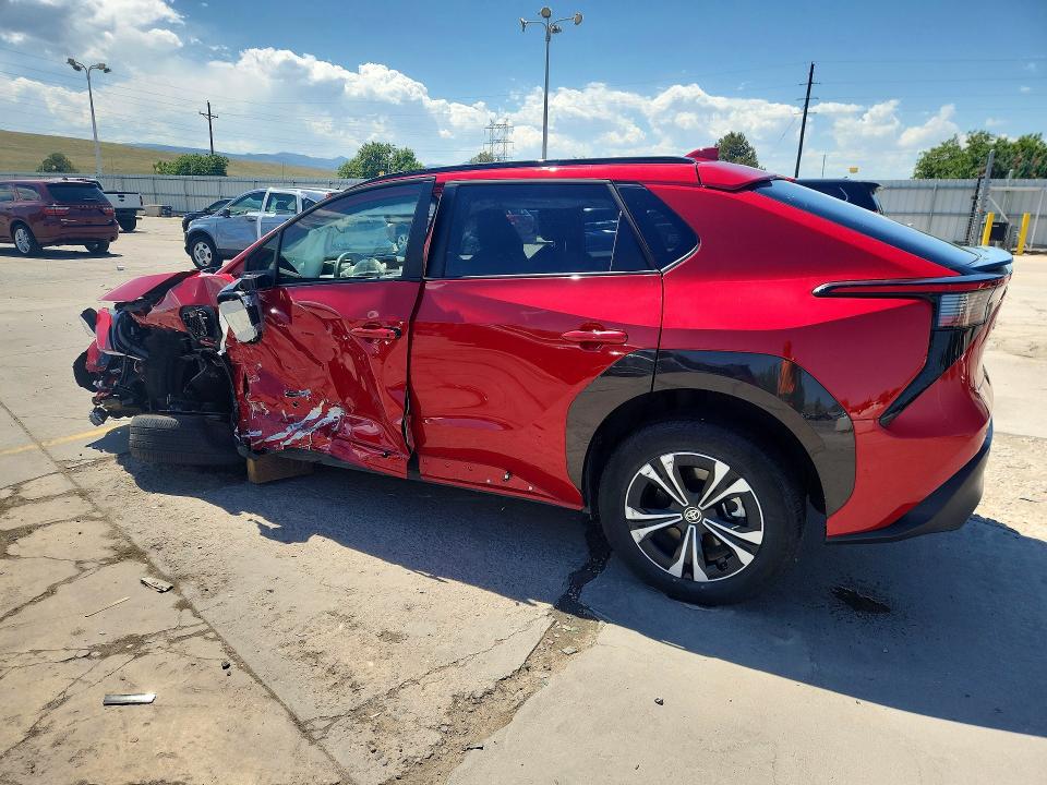 2023 Toyota Bz4x VIN JTMABACA2PA046264 COPART salvage auction — FRONT END, Co - Salvage Title, sold $6,100 on 2026-07-27 (photo 2)