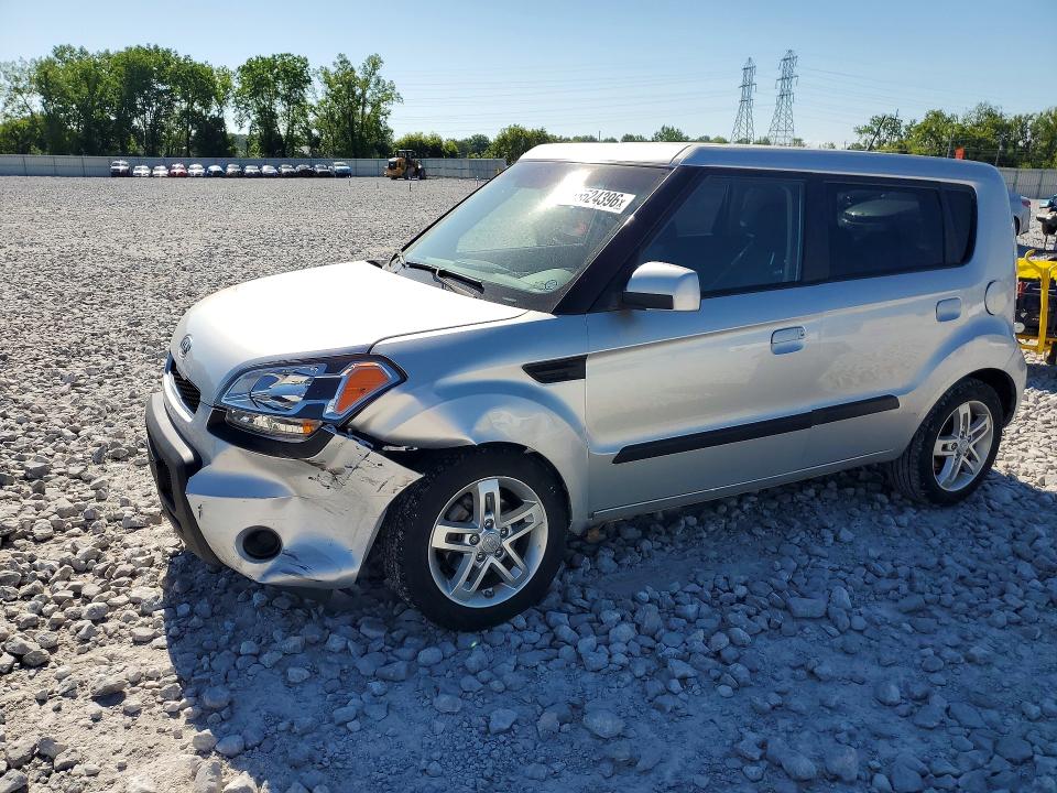 2010 Kia Soul VIN KNDJT2A21A7702974 COPART salvage auction — FRONT END, Oh - Cert Of Title-Salvage, sold $800 on 2026-07-10 (photo 1)