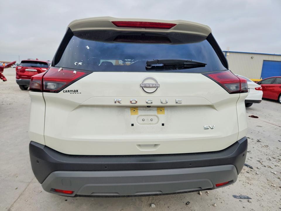 2023 Nissan Rogue VIN JN8BT3BA1PW430994 COPART salvage auction — ROLLOVER, Tx - Salvage Vehicle Title, sold $3,950 on 2026-07-28 (photo 6)