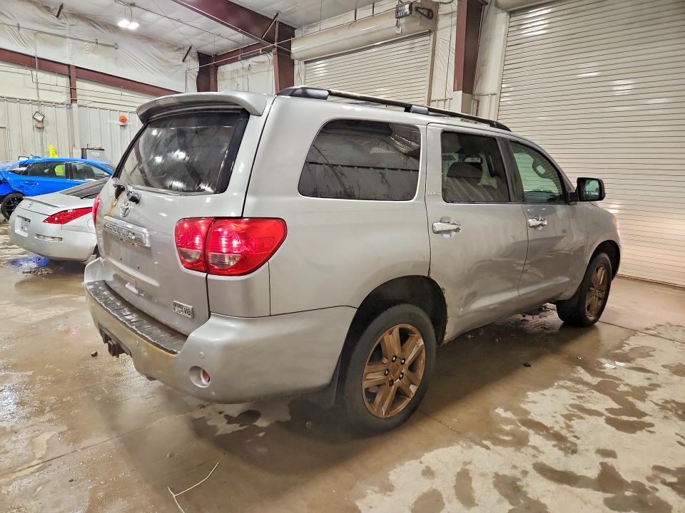 2008 Toyota Sequoia VIN 5TDBY68A08S005032 COPART salvage auction — FRONT END, Wi - Certificate Of Title, sold $2,350 on 2026-07-06 (photo 3)