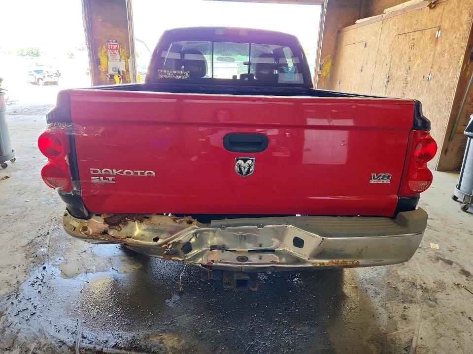 2005 Dodge Dakota VIN 1D7HW48K25S194367 COPART salvage auction — REAR END, PA - CERTIFICATE OF SALVAGE, sold $175 on 2026-07-02 (photo 6)