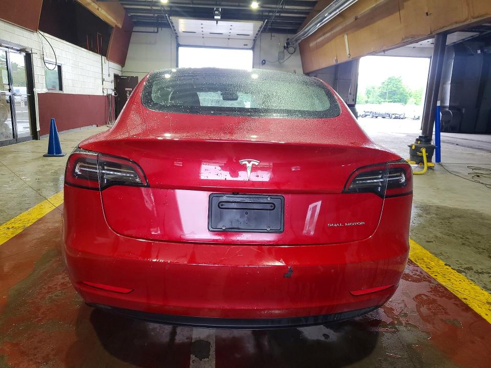 2022 Tesla Model 3 VIN 5YJ3E1EB9NF288513 COPART salvage auction — FRONT END, CT - CERTIFICATE OF TITLE, sold $10,800 on 2026-07-08 (photo 6)