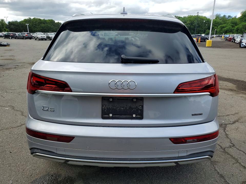 2021 Audi Q5 VIN WA1AAAFY8M2103210 COPART salvage auction — FRONT END, Ny - Cert Of Title-Salvage, sold $9,500 on 2026-08-27 (photo 6)