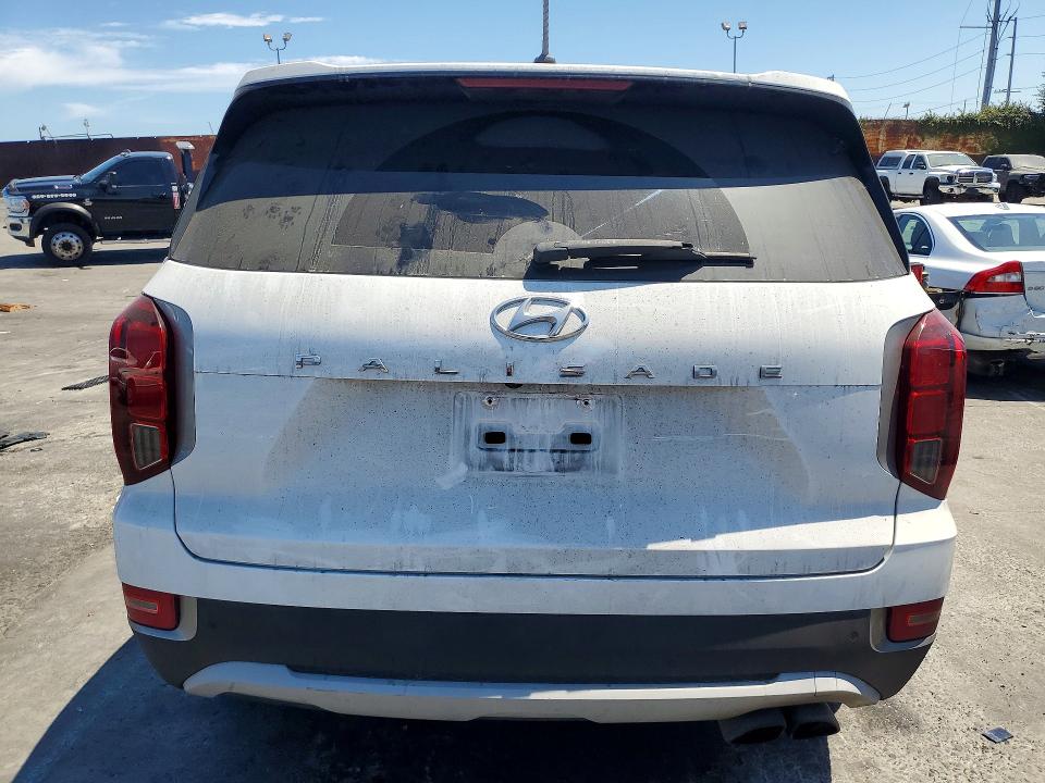2020 Hyundai VIN KM8R34HE8LU083661 COPART salvage auction — FRONT END, Ca - Salvage Certificate, sold $4,100 on 2026-07-17 (photo 6)