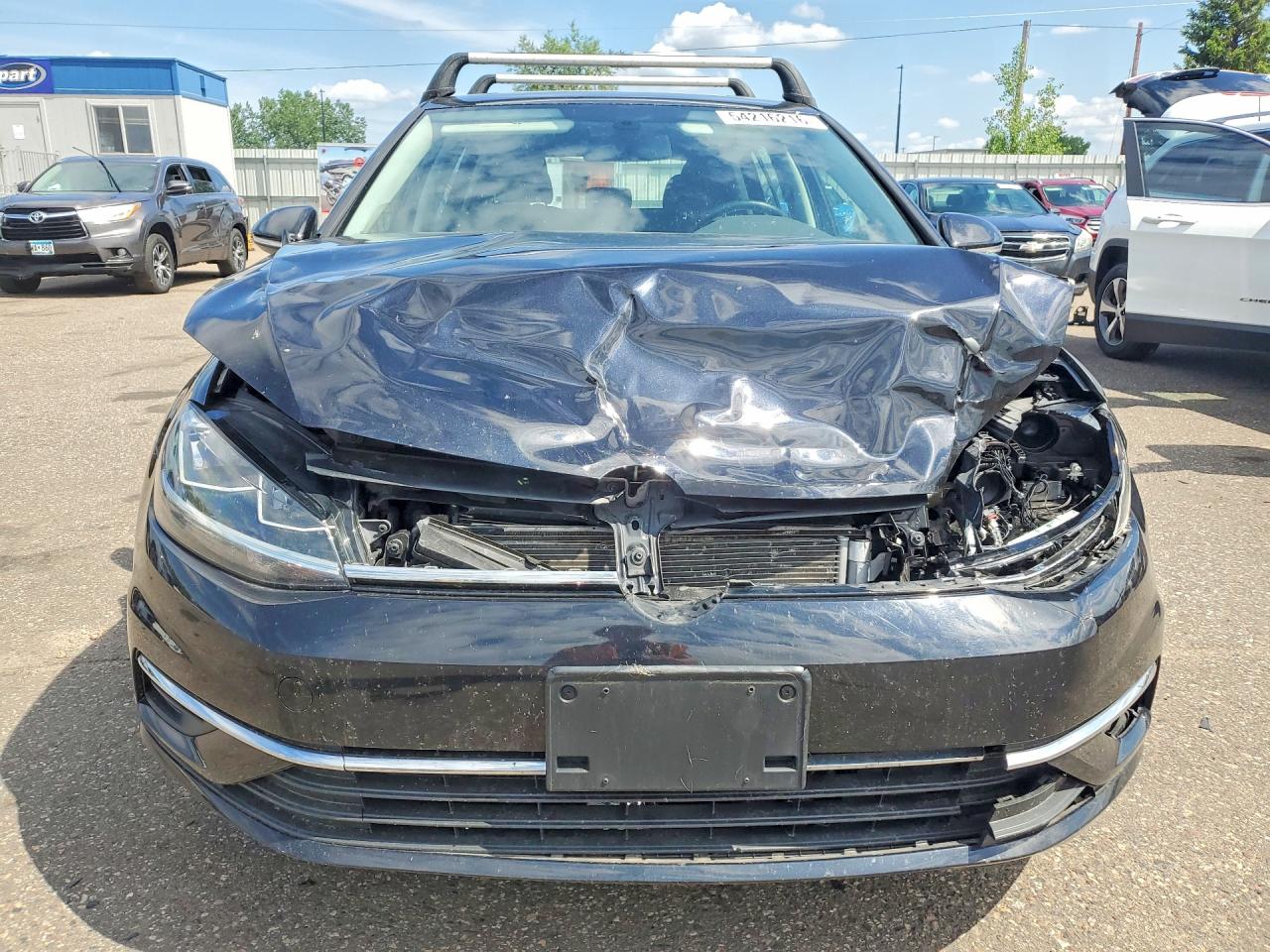 2019 Volkswagen Golf VIN 3VWG57AU5KM002995 COPART salvage auction — Front End, MN - CERT OF TITLE-SALVAGE, sold $3,300 on 2026-07-09 (photo 5)