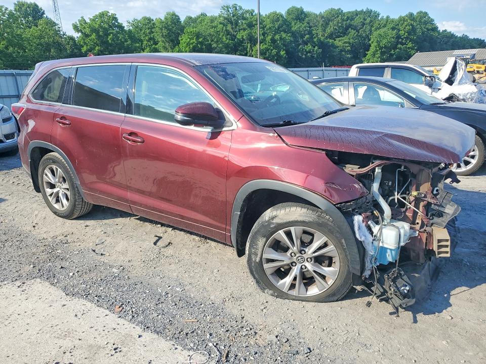 2016 Toyota VIN 5TDBKRFH9GS337679 COPART salvage auction — FRONT END, Pa - Certificate Of Salvage, sold $2,000 on 2026-07-02 (photo 4)