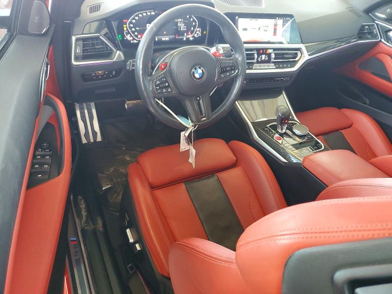 2023 BMW M4 VIN WBS33BA00PCM43846 COPART salvage auction — FRONT END, Ga - Cert Of Title-Salvage, sold $26,250 on 2026-07-30 (photo 8)