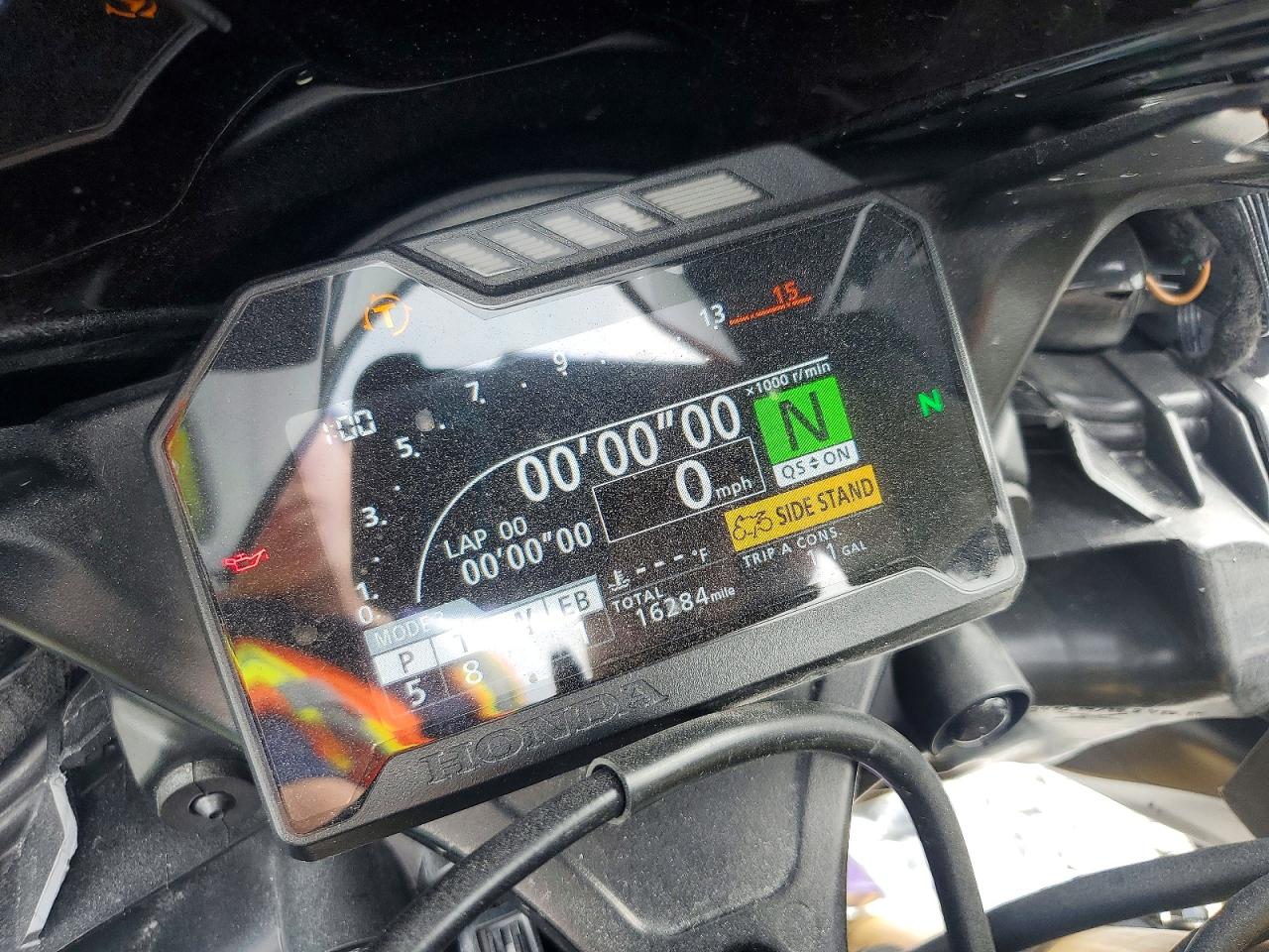 2021 Honda CBR1000 VIN JH2SC7718MK400493 COPART salvage auction — Rollover, GA - CERT OF TITLE-SALVAGE, sold $4,650 on 2026-07-09 (photo 7)