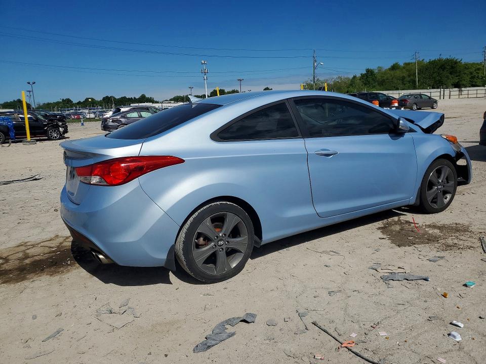 2013 Hyundai Elantra VIN KMHDH6AE8DU013354 COPART salvage auction — FRONT END, In - Cert Of Title-Salvage Title, sold $325 on 2026-07-21 (photo 3)