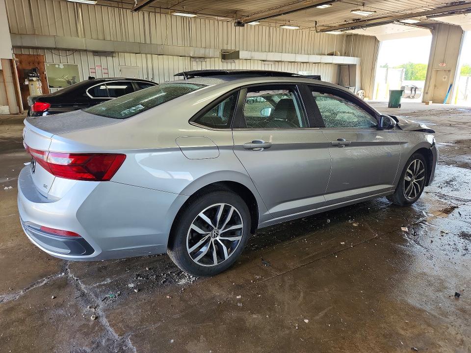 2026 Volkswagen Jetta VIN 3VW7W7BU9TM001801 COPART salvage auction — FRONT END, PA - CERT OF TITLE (P), sold $5,600 on 2026-07-20 (photo 3)