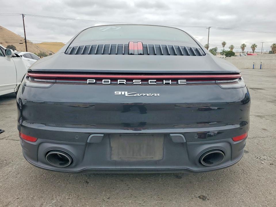 2020 Porsche 911 VIN WP0AA2A93LS205511 COPART salvage auction — FRONT END, Ca - Salvage Certificate, sold $68,000 on 2026-08-10 (photo 6)