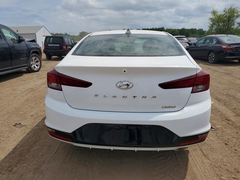 2019 Hyundai Elantra VIN 5NPD84LF6KH475840 COPART salvage auction — Burn Engine, OH - CERT OF TITLE-SALVAGE, sold $3,250 on 2026-07-02 (photo 6)