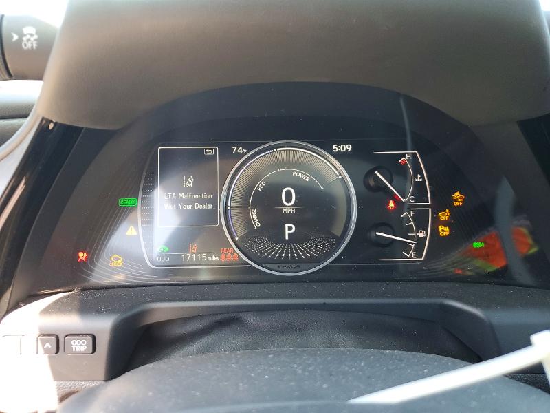 2025 Lexus ES VIN 58ADA1C17SU056641 COPART salvage auction — FRONT END, Ca - Salvage Certificate, sold $17,700 on 2026-07-10 (photo 9)